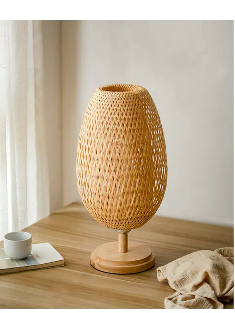 EcoCraft Bamboo Rattan Lamp