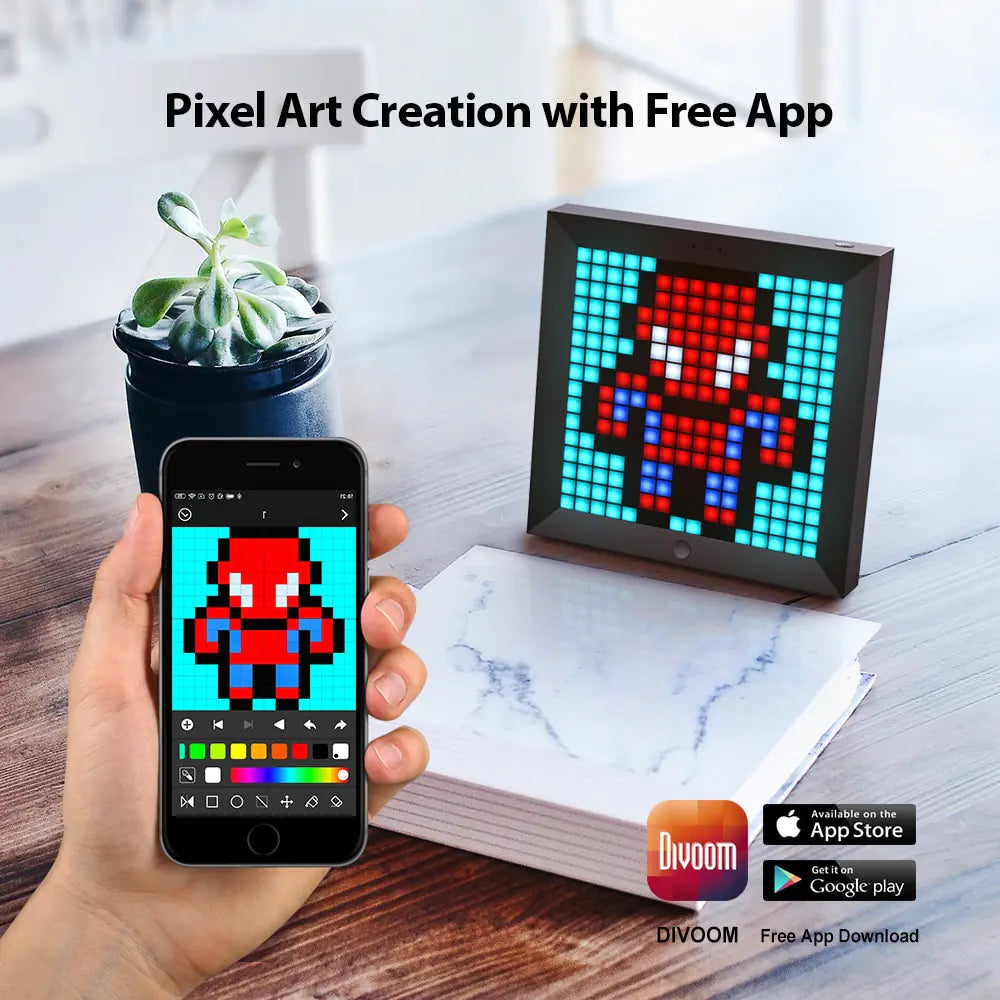 Smart Pixel Art Frame Clock