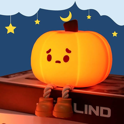 Whimsical Pumpkin Night Light