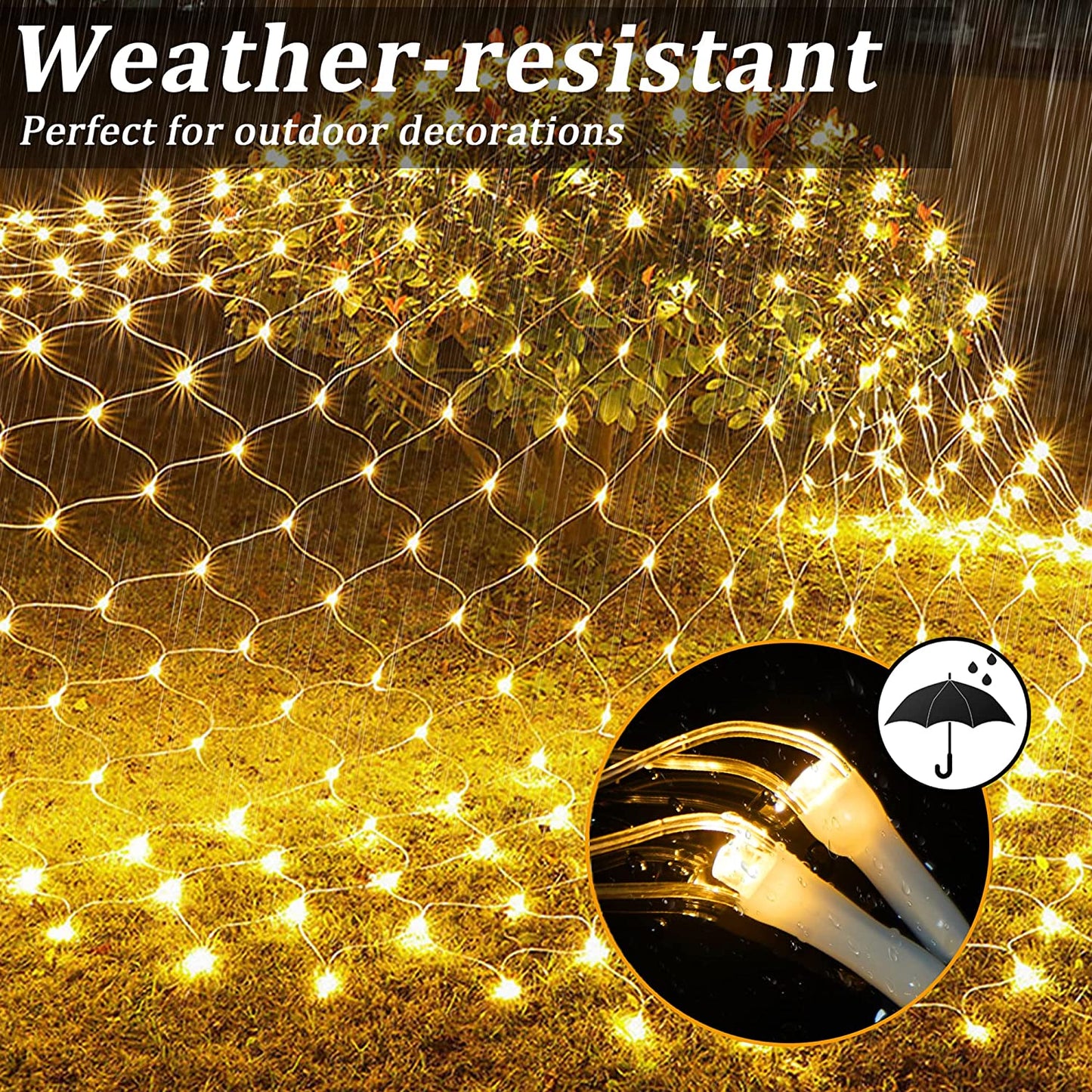 Radiant Solar Mesh Lights