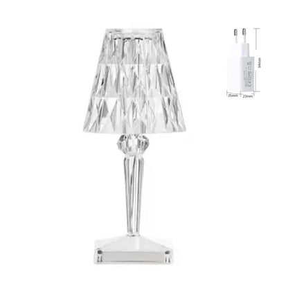 Crystal Diamond Touch Lamp