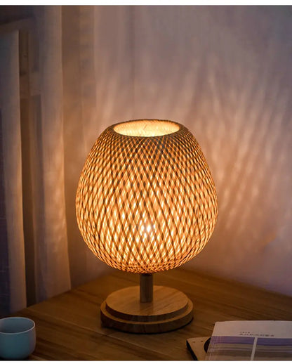 EcoCraft Bamboo Rattan Lamp